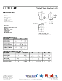 Datasheet LP377PWN1-60G manufacturer Marktech