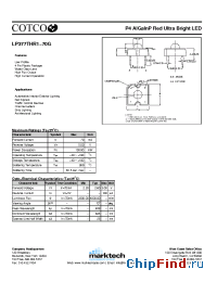 Datasheet LP377THR1-70G manufacturer Marktech