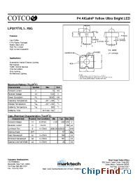 Datasheet LP377TYL1-70G manufacturer Marktech