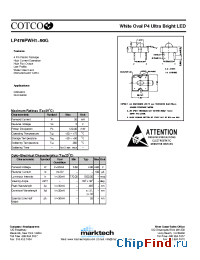 Datasheet LP476PWH1-90G manufacturer Marktech