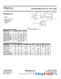 Datasheet MT1064S15-G manufacturer Marktech
