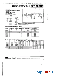 Datasheet MT140-HLG manufacturer Marktech