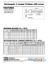 Datasheet MT2053-HRG manufacturer Marktech