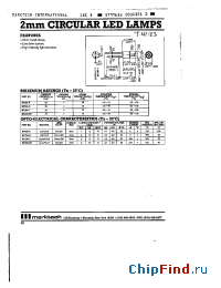 Datasheet MT206-HR manufacturer Marktech
