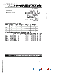 Datasheet MT2160-PG manufacturer Marktech
