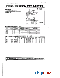 Datasheet MT220-R manufacturer Marktech
