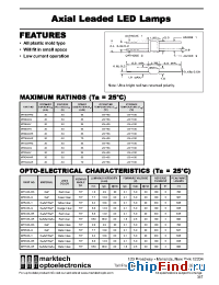 Datasheet MT334A-Y производства Marktech