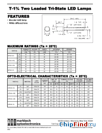 Datasheet MT5491-Y manufacturer Marktech