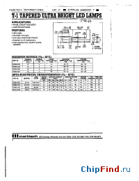 Datasheet MT600-CUG manufacturer Marktech