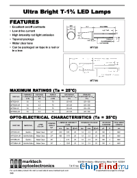 Datasheet MT7320A-UR производства Marktech
