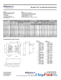 Datasheet MTAN2254-21A manufacturer Marktech