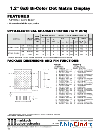 Datasheet MTAN6313-AHR manufacturer Marktech