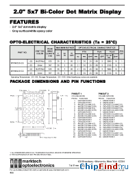 Datasheet MTAN6320-O manufacturer Marktech