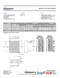 Datasheet MTAN7185M2-11BW manufacturer Marktech