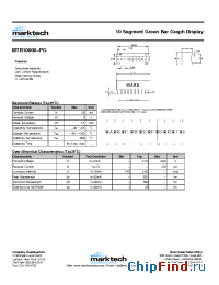 Datasheet MTB10000-PG manufacturer Marktech