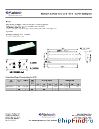 Datasheet MTBL2137-G manufacturer Marktech