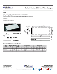 Datasheet MTBL2237-G manufacturer Marktech