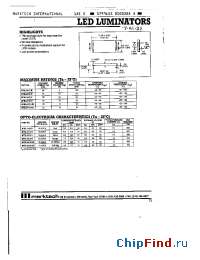 Datasheet MTBL3412-Y manufacturer Marktech