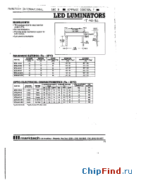 Datasheet MTBL5410-RG manufacturer Marktech