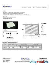 Datasheet MTBL8526-WT manufacturer Marktech