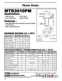 Datasheet MTD3010PM manufacturer Marktech