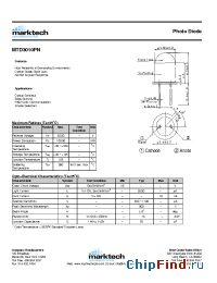 Datasheet MTD3010PN manufacturer Marktech