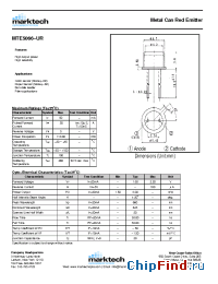 Datasheet MTE5066-UR manufacturer Marktech