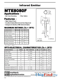 Datasheet MTE8080F manufacturer Marktech