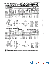 Datasheet MTN1130-ASR manufacturer Marktech