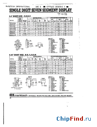 Datasheet MTN1143-ASR manufacturer Marktech