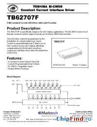 Datasheet TB62707 manufacturer Marktech