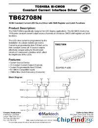 Datasheet TB62708N manufacturer Marktech