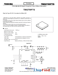 Datasheet TB62750FTG manufacturer Marktech