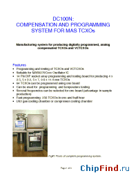 Datasheet DC100N manufacturer MAS Oy