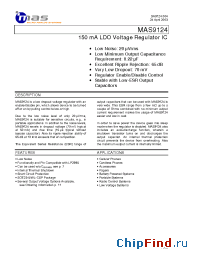 Datasheet MAS9124A8CA12 manufacturer MAS Oy