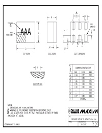 Datasheet 21-0147C manufacturer MAXIM