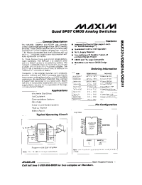 Datasheet DG211CJ manufacturer MAXIM