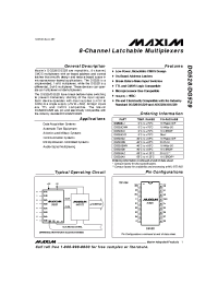 Datasheet DG528DJ производства MAXIM