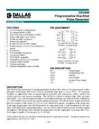 Datasheet DS1040-A32.5 manufacturer MAXIM