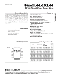 Datasheet DS1110L-500 manufacturer MAXIM