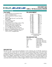 Datasheet DS1258AB производства MAXIM