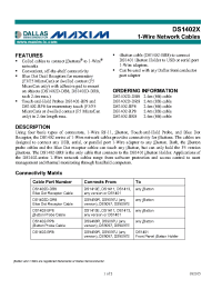Datasheet DS1402D-DB8 manufacturer MAXIM