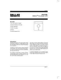 Datasheet DS1410K manufacturer MAXIM