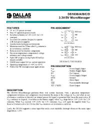 Datasheet DS1836D manufacturer MAXIM