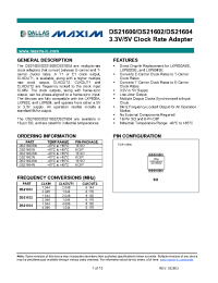 Datasheet DS21602 производства MAXIM
