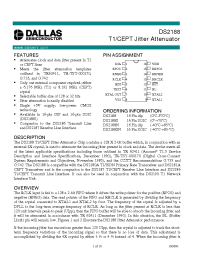 Datasheet DS2188N производства MAXIM