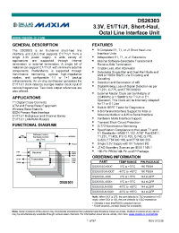 Datasheet DS26303LN-120 производства MAXIM