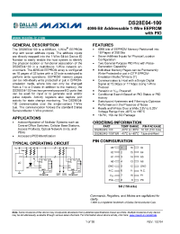 Datasheet DS28E04S-100/T&R производства MAXIM
