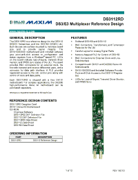 Datasheet DS3112RD manufacturer MAXIM