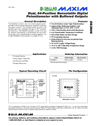 Datasheet DS3908N manufacturer MAXIM